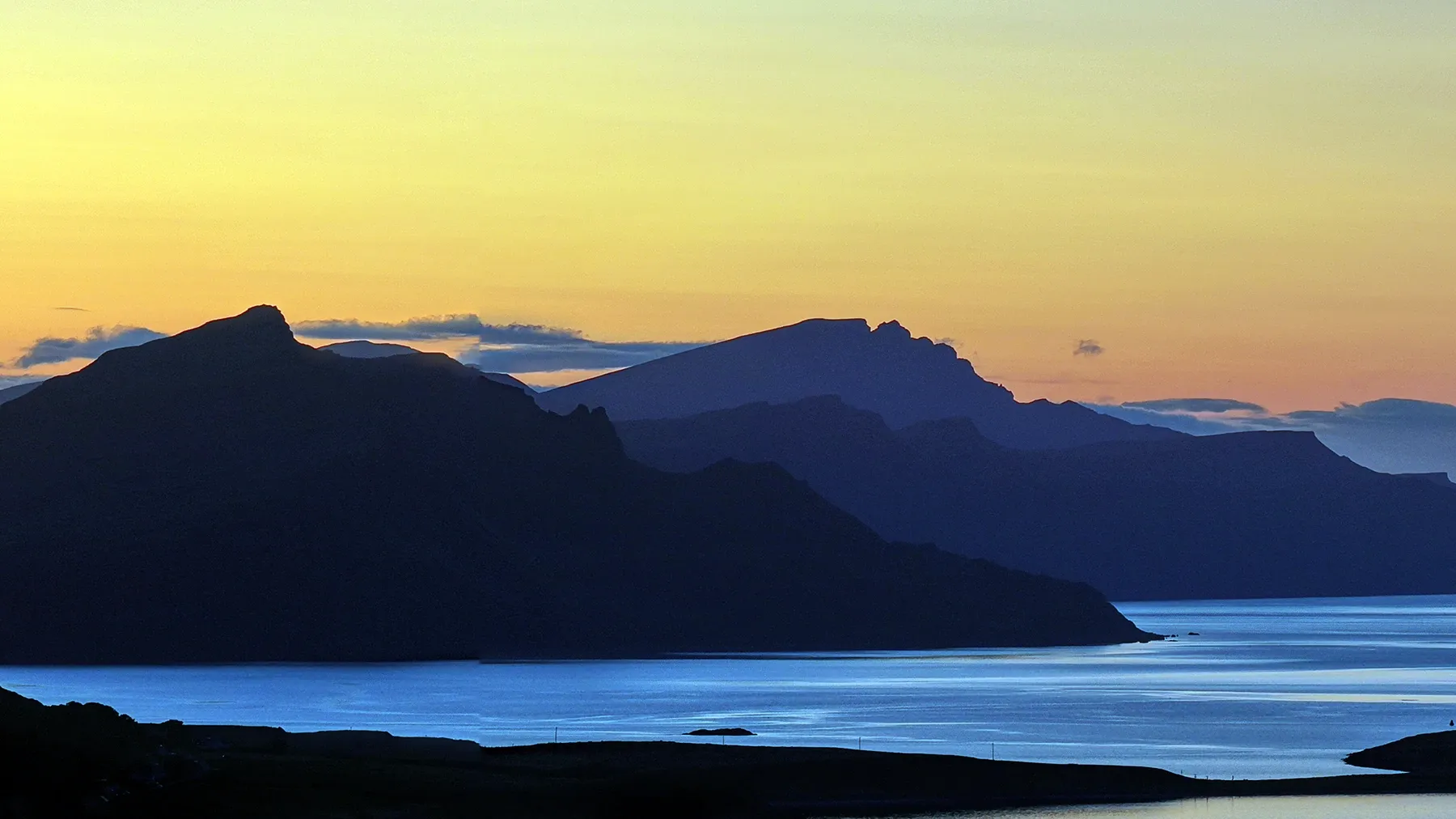 Isle of Skye silhouettes