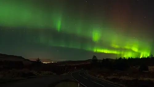 Northern Lights, Portree - Isle of Skye