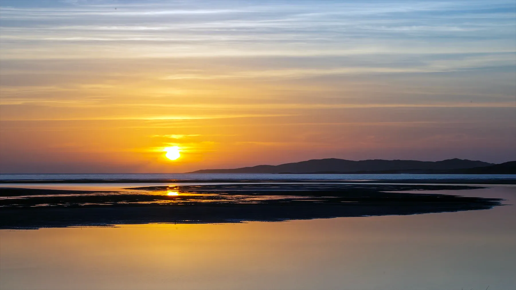 A soothing sunset at Seilebost